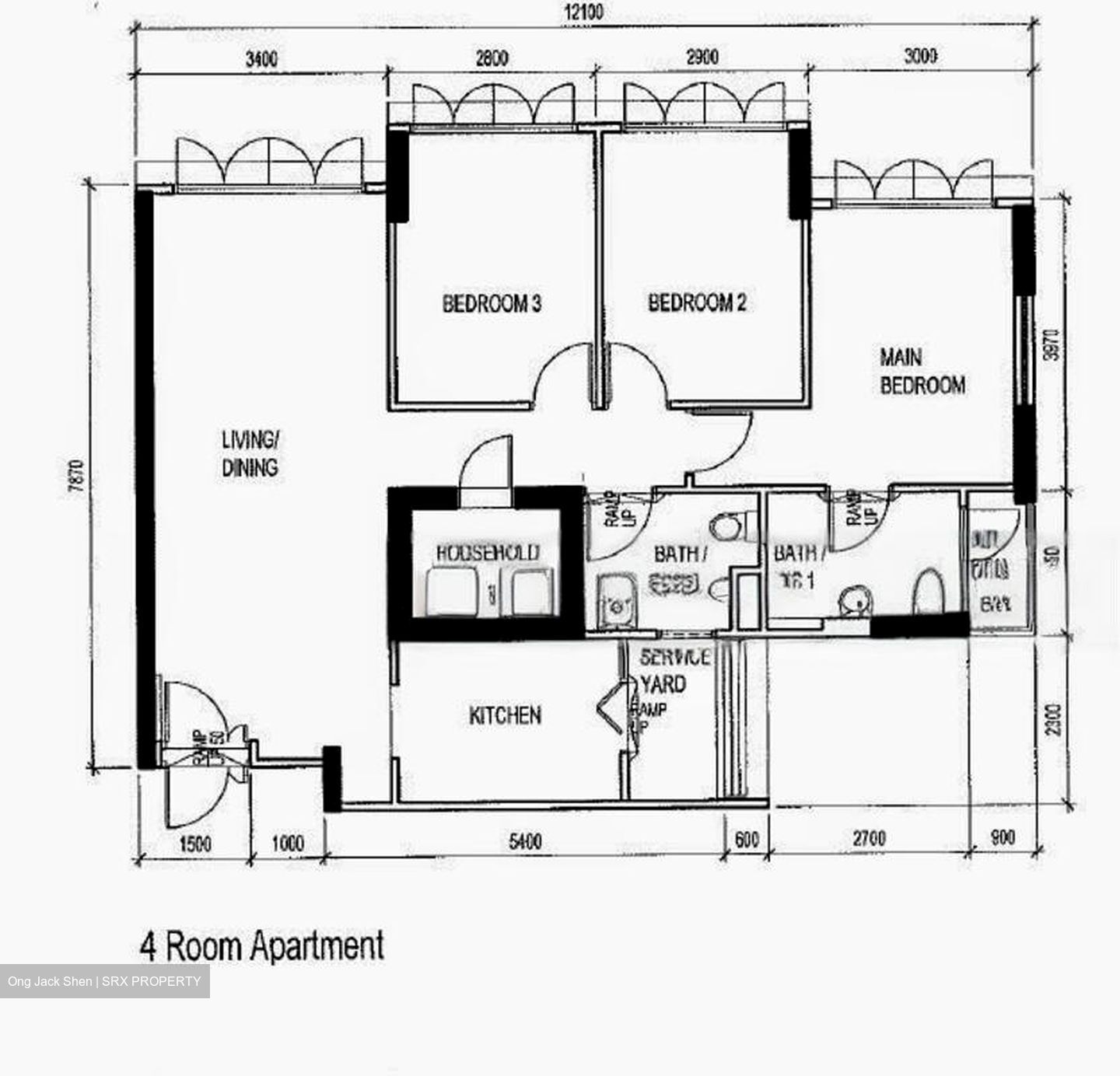 Blk 48 Forfar Heights (Queenstown), HDB 4 Rooms #460959911